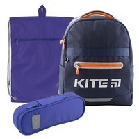 Комплект Kite Рюкзак Education Stylish K19-745M + Сумка для обуви K19-601M-33 + Пенал K19-602-6