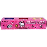 Фото Цветное тесто для лепки Kite Hello Kitty 3 цвета HK21-151