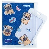 Блокнот Kite Blue dogs 80 листов клетка силиконовая обложка K22-462-4