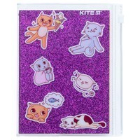 Фото Блокнот Kite Purple cats 80 листов клеточка силиконовая обложка K22-462-2