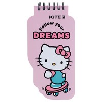 Фото Блокнот на спирали Kite Hello Kitty 50 листов нелинированный HK22-465