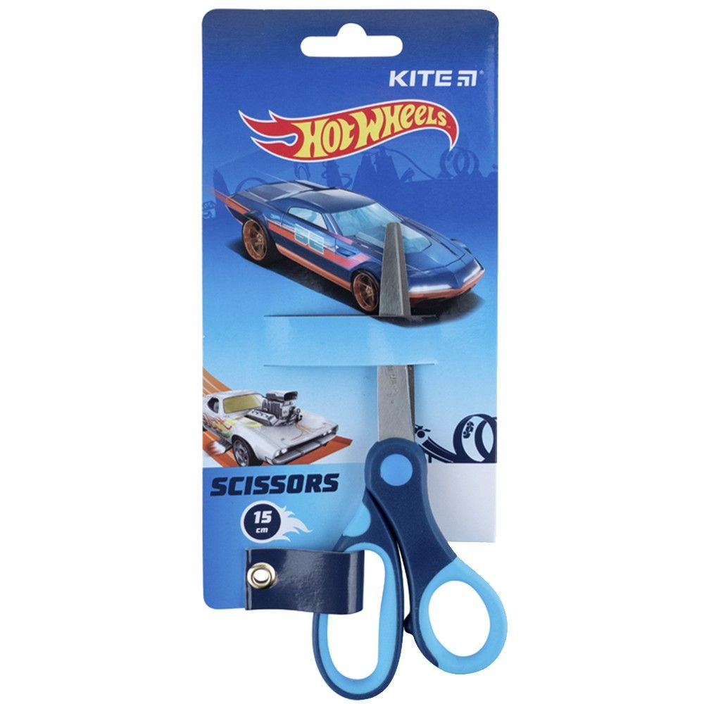 Ножницы детские Kite Hot Wheels 15 см HW22-126