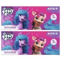 Фото Комплект акварельных красок Kite My Little Pony 12 цветов 2 шт LP22-041_2pcs