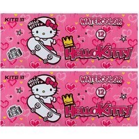 Фото Комплект акварельных красок Kite Hello Kitty 12 цветов 2 шт HK21-041_2pcs