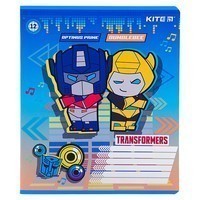 Комплект школьных тетрадей Kite Transformers 12 листов клетка 25 шт TF22-232_25pcs