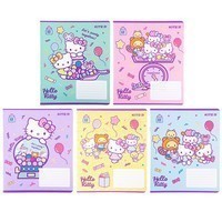 Фото Комплект школьных тетрадей Kite Hello Kitty 12 листов клетка 25 шт HK22-232_25pcs