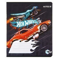 Комплект школьных тетрадей Kite Hot Wheels 12 листов клетка 25 шт HW22-232_25pcs