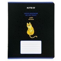 Комплект тетрадей в клетку Kite Украинские котики 10 шт 48 листов K22-259-4_10pcs