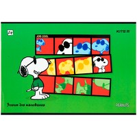 Комплект тетрадей для рисования Kite Peanuts Snoopy 24 листа 12 шт SN22-242_12pcs