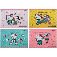 Фото Комплект тетрадей для рисования Kite Hello Kitty 24 листов 12 шт HK23-242_12pcs