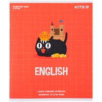 Фото Комплект предметных тетрадей Kite Cat Английский язык, линия 48 листов 8 шт K23-240-18_8pcs