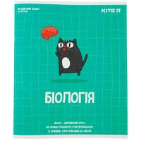 Фото Комплект предметных тетрадей Kite Cat Биология, линия 48 листов 8 шт K23-240-17_8pcs