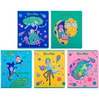 Комплект тетрадей школьных Kite Rick and Morty 48 листов клетка 10 шт RM22-259-2_10pcs