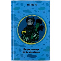 Фото Книга записная Kite Храбрый кот А6 80 листов в клетку K22-199-6