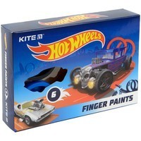 Краски пальчиковые Kite Hot Wheels 6 цветов HW22-064