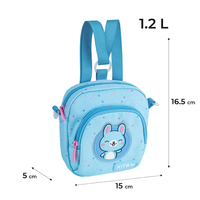 Сумка-рюкзак Kite Funny Bunny 1,2 л голубая K24-2620-2
