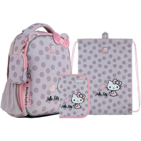 Школьный набор Kite Hello Kitty Рюкзак + Пенал + Сумка для обуви SET_HK24-555S