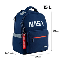Фото Школьный набор Kite NASA Рюкзак + Пенал + Сумка для обуви SET_NS24-770M