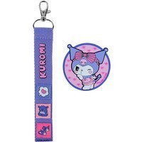 Фото Набор бейдж на липучке и подвеска Kite Kuromi HK24-3010-1