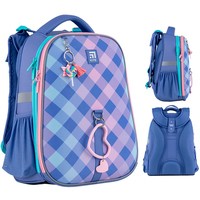 Фото Рюкзак школьный каркасный Kite Education Purple Chequer 16 л фиолетовый K24-531M-2