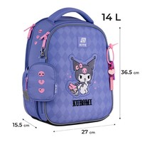 Рюкзак школьный каркасный Kite Education Kuromi HK25-555S-2