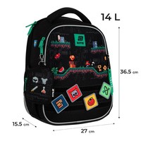 Рюкзак школьный каркасный Kite Education Pixel Game K25-555S-4