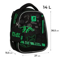 Рюкзак школьный каркасный Kite Education Play and Win K25-555S-2