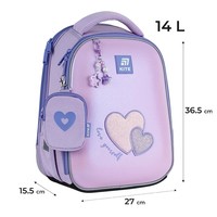 Рюкзак школьный каркасный Kite Education Sweetheart K25-555S-7