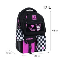Рюкзак Kite Education teens Kuromi 17 л HK25-2587M-2