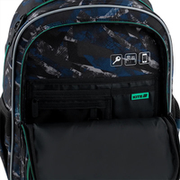 Школьный набор Kite Education Beast Mode Рюкзак + Пенал + Сумка для обуви SET_K25-773M-3