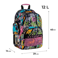 Школьный набор Kite Education Street Art Рюкзак + Пенал + Сумка для обуви SET_K25-585M-3