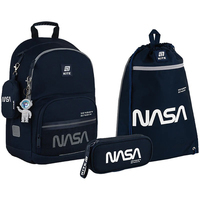 Фото Школьный набор Kite Education NASA Рюкзак + Пенал + Сумка для обуви SET_NS25-585M