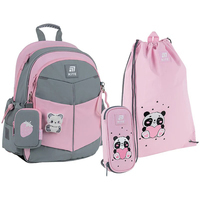 Фото Школьный набор Kite Education Panda Рюкзак + Пенал + Сумка для обуви SET_K25-771S-1