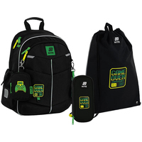Фото Школьный набор Kite Education Game Over Рюкзак + Пенал + Сумка для обуви SET_K25-771S-4