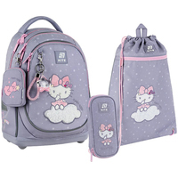 Фото Школьный набор Kite Hello Kitty Рюкзак + Пенал + Сумка для обуви SET_HK25-724S