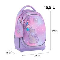 Школьный набор Kite Catsline Рюкзак + Пенал + Сумка для обуви SET_K25-724S-2