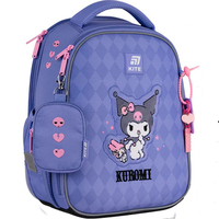Фото Школьный набор Kite Kuromi Рюкзак + Пенал + Сумка для обуви SET_HK25-555S-2