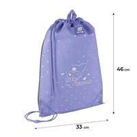 Школьный набор Kite Kuromi Рюкзак + Пенал + Сумка для обуви SET_HK25-555S-2