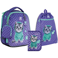 Фото Школьный набор Kite Studio Pets Рюкзак + Пенал + Сумка для обуви SET_SP25-555S-2