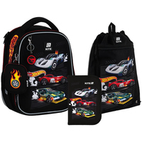 Фото Школьный набор Kite Hot Wheels Рюкзак + Пенал + Сумка для обуви SET_HW25-555S