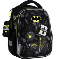 Фото Школьный набор Kite DC Batman Рюкзак + Пенал + Сумка для обуви SET_DC25-555S