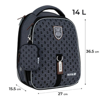 Школьный набор Kite College Line Рюкзак + Пенал + Сумка для обуви SET_K25-555S-1