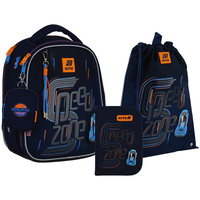 Фото Школьный набор Kite Speed Zone Рюкзак + Пенал + Сумка для обуви SET_K25-555S-3