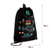 Школьный набор Kite Pixel Game Рюкзак + Пенал + Сумка для обуви SET_K25-555S-4
