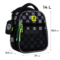 Школьный набор Kite Game On Рюкзак + Пенал + Сумка для обуви SET_K25-555S-5