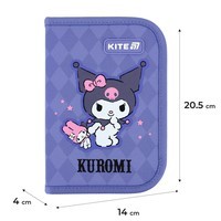 Пенал без наполнения Kite Kuromi HK25-621-2