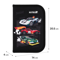 Фото Пенал с наполнением Kite Hot Wheels HW25-622H-1