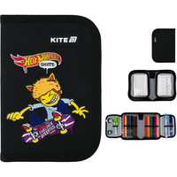 Фото Пенал с наполнением Kite Hot Wheels Skate HW25-622H-2
