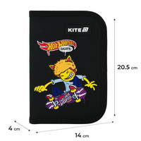 Фото Пенал с наполнением Kite Hot Wheels Skate HW25-622H-2
