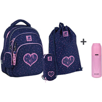 Фото Школьный набор Kite Be Kind Рюкзак + Пенал + Сумка для обуви SET_K25-763M-4